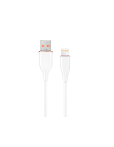 Gembird CC-USB2S-AM8PM-1.5M-W cable de conector Lightning 1,5 m Blanco