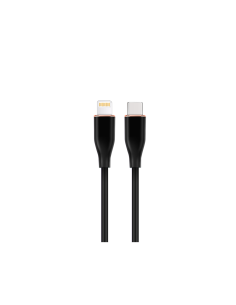 Gembird GMB Audio CC-USB2S-CM8PM-1.5M-BK cable de conector Lightning 1,5 m Negro