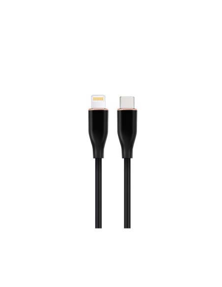 Gembird GMB Audio CC-USB2S-CM8PM-1.5M-BK cable de conector Lightning 1,5 m Negro
