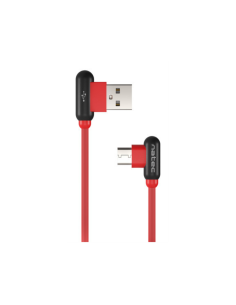 NATEC NKA-1201 cable USB USB 2.0 1 m USB A USB C Negro, Rojo