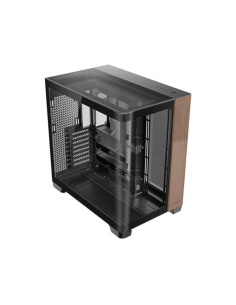 Antec C8 Curve Wood Full Tower Negro, Transparente, Madera