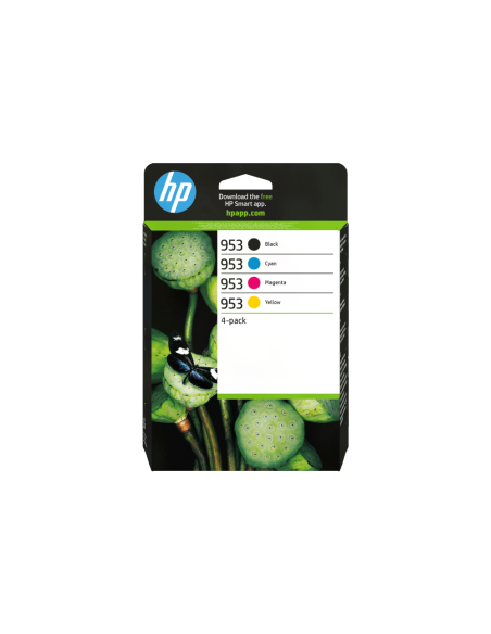 HP Paquete de 4 cartuchos de tinta Original 953 negro/cian/magenta/amarillo