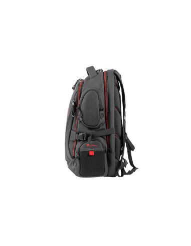 GENESIS Pallad 550 43,9 cm (17.3") Mochila Negro, Rojo
