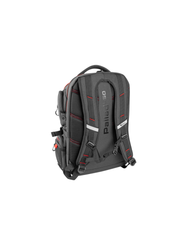 GENESIS Pallad 550 43,9 cm (17.3") Mochila Negro, Rojo