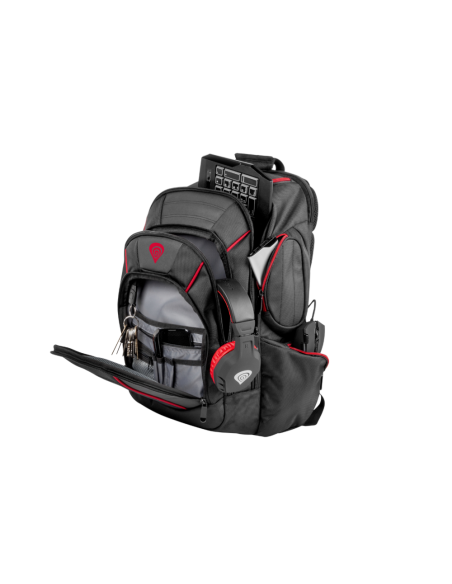 GENESIS Pallad 500 maletines para portátil 43,9 cm (17.3") Funda tipo mochila Negro