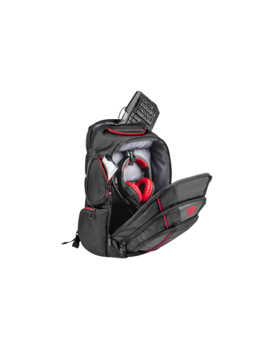 GENESIS Pallad 500 maletines para portátil 43,9 cm (17.3") Funda tipo mochila Negro