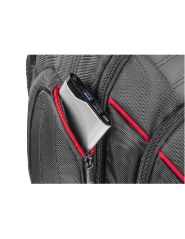 GENESIS Pallad 500 maletines para portátil 43,9 cm (17.3") Funda tipo mochila Negro