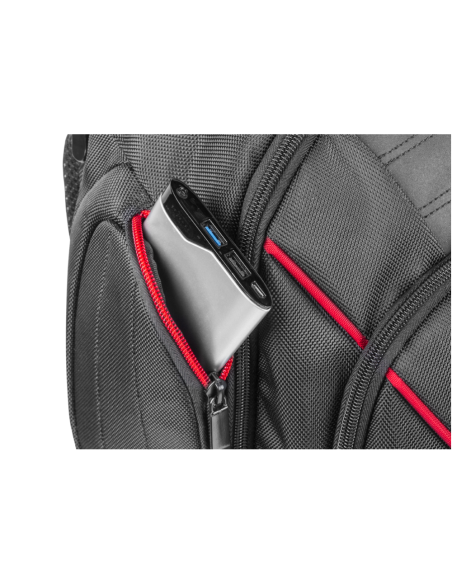 GENESIS Pallad 500 maletines para portátil 43,9 cm (17.3") Funda tipo mochila Negro