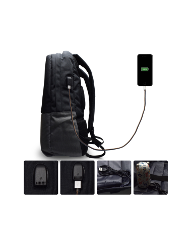 Ewent EW2529 maletines para portátil 43,9 cm (17.3") Mochila Negro