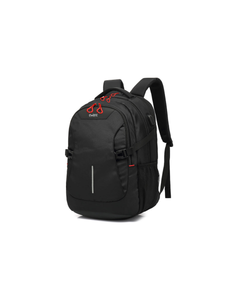 Ewent EW2526 maletines para portátil 39,6 cm (15.6") Mochila Negro