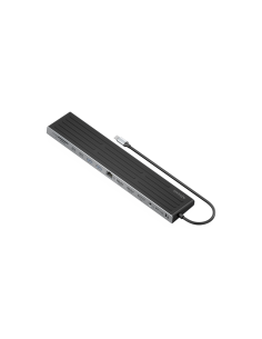 AISENS USB-C Dock 13 en 1, USB-C A 2xHDMI, 1xDisplayPort, 1xRJ45, 3xUSB-A, 2xUSB-C, 1xUSB-C PD, 1xSD, 1xMicro SD, 1xAudio, 1xRan