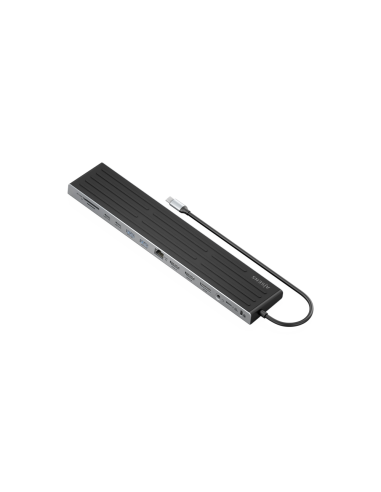 AISENS USB-C Dock 13 en 1, USB-C A 2xHDMI, 1xDisplayPort, 1xRJ45, 3xUSB-A, 2xUSB-C, 1xUSB-C PD, 1xSD, 1xMicro SD, 1xAudio, 1xRan