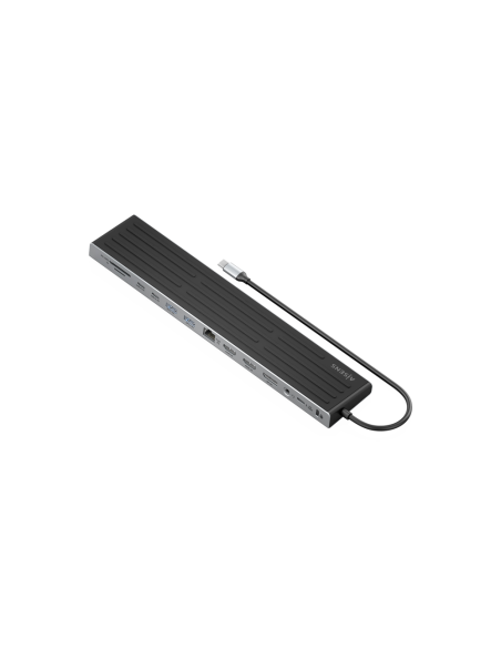 AISENS USB-C Dock 13 en 1, USB-C A 2xHDMI, 1xDisplayPort, 1xRJ45, 3xUSB-A, 2xUSB-C, 1xUSB-C PD, 1xSD, 1xMicro SD, 1xAudio, 1xRan