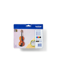 Brother LC127XLVALBP cartucho de tinta 4 pieza(s) Original Negro, Cian, Magenta, Amarillo