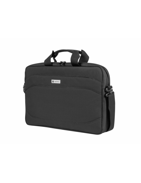 NATEC Nanger 39,6 cm (15.6") Maletín Negro