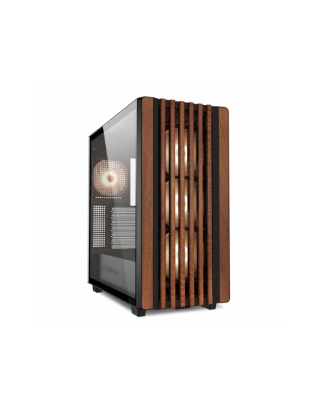 Sharkoon REBEL C70G RGB Full Tower Negro, Madera