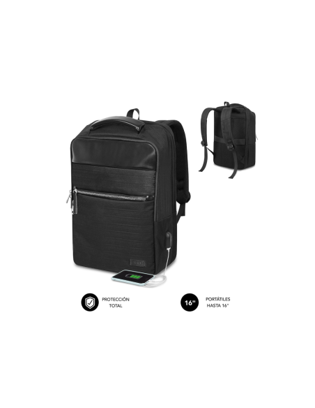 SUBBLIM Mochila de negocios Business V2 AP Backpack 16" Negro