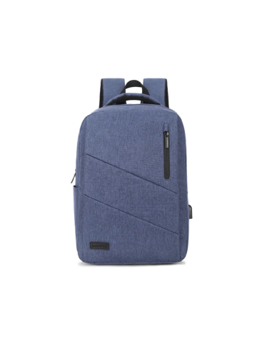 SUBBLIM City Backpack Mochila para portátil 15.6", Poliéster Oxford, Azul