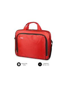 SUBBLIM Maletín Ordenador Oxford Laptop Bag 15,4-16" Red