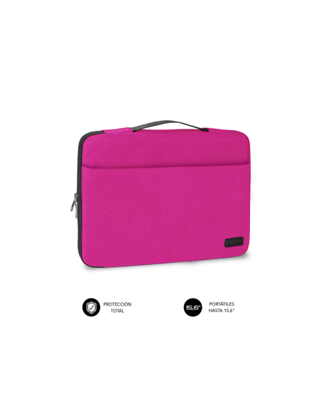 SUBBLIM Funda Ordenador Elegant Laptop Sleeve 15,6" Pink