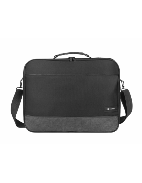 NATEC Impala 2 35,8 cm (14.1") Bandolera Negro, Gris