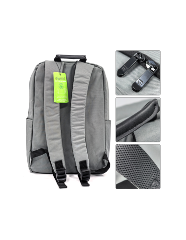Ewent EW2538 maletines para portátil 40,9 cm (16.1") Mochila Gris