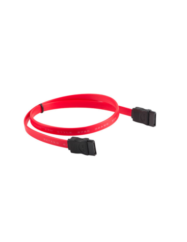Lanberg CA-SASA-10CU-0050-R cable de SATA 0,5 m SATA 7-pin Rojo