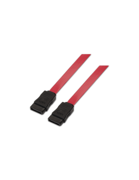 AISENS A130-0153 cable de SATA 0,5 m SATA 7-pin Negro, Rojo