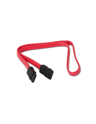 AISENS A130-0153 cable de SATA 0,5 m SATA 7-pin Negro, Rojo