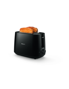 Philips Daily Collection HD2581/90 Tostadora: 2 rebanadas, ranura ancha, negro 2