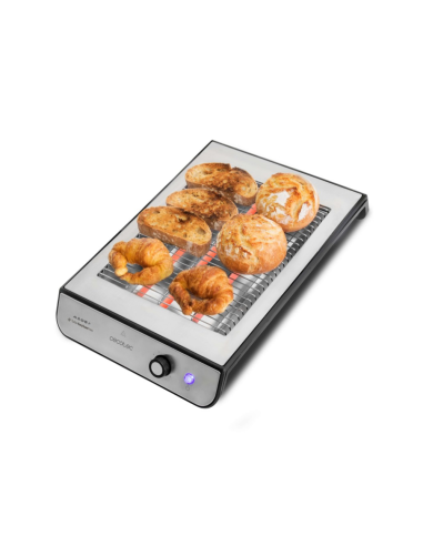 Cecotec Turbo EasyToast Inox 6 900 W Negro, Plata