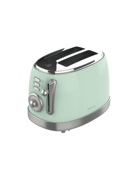 Cecotec Vintage 800 6 2 rebanada(s) 850 W Verde