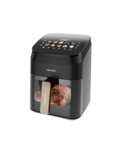 Cecotec Cecofry&Grill Smokin' 4500 Sencillo 4,5 L 1900 W Freidora de aire caliente Negro, Marrón