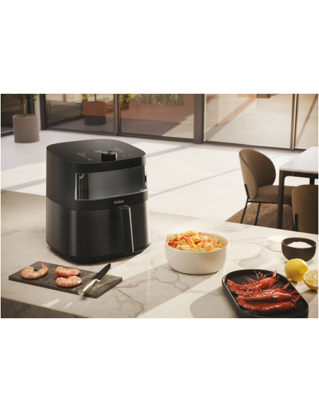 Haier I-Master Series 5 HAF5TWA 011 6,5 L Independiente 2000 W Freidora de aire caliente Negro