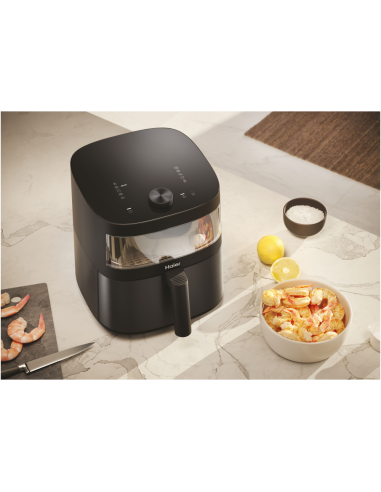 Haier I-Master Series 5 HAF5TWA 011 6,5 L Independiente 2000 W Freidora de aire caliente Negro