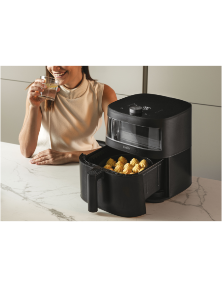 Haier I-Master Series 5 HAF5TWA 011 6,5 L Independiente 2000 W Freidora de aire caliente Negro