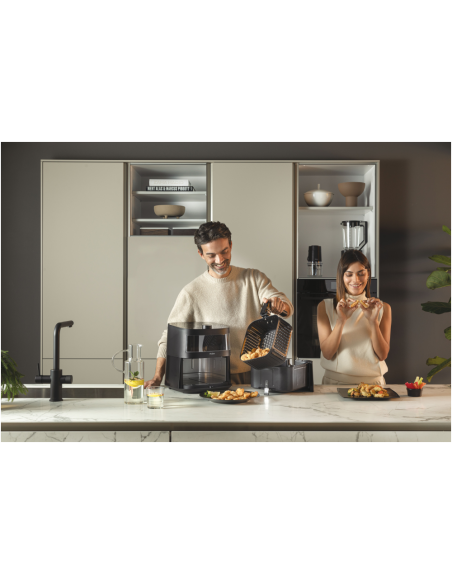 Haier I-Master Series 5 HAF5TWA 011 6,5 L Independiente 2000 W Freidora de aire caliente Negro