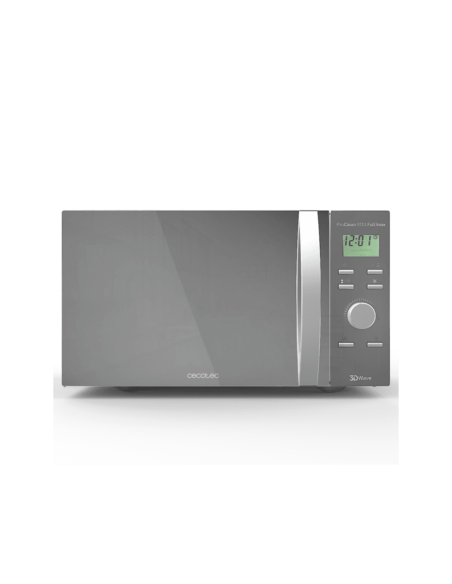 Cecotec 01544 microondas Plata Microondas con grill Encimera 30 L 1000 W