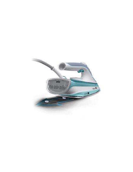 Braun TexStyle 3 SI 5017 GR Plancha a vapor Suela de cerámica 2700 W Gris, Turquesa, Blanco