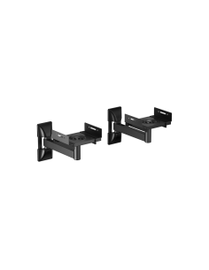 AISENS Soporte Universal De Pared Giratorio E Inclinable Para Altavoces, Negro 2