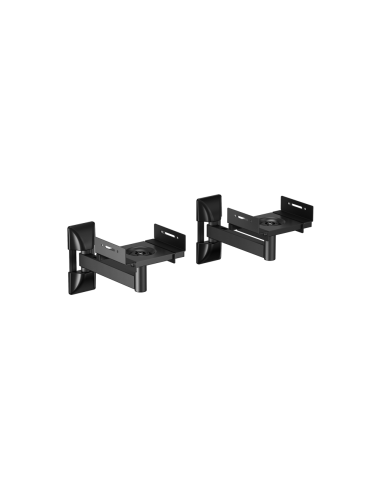 AISENS Soporte Universal De Pared Giratorio E Inclinable Para Altavoces, Negro