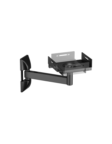 AISENS Soporte Universal De Pared Giratorio E Inclinable Para Altavoces, Negro