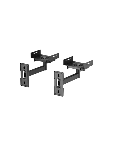 AISENS Soporte Universal De Pared Giratorio E Inclinable Para Altavoces, Negro