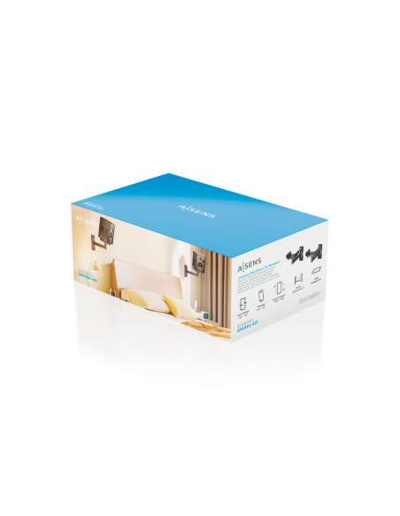 AISENS Soporte Universal De Pared Giratorio E Inclinable Para Altavoces, Negro