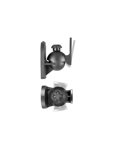 AISENS Soporte Universal De Pared Giratorio E Inclinable Para Altavoces, Negro