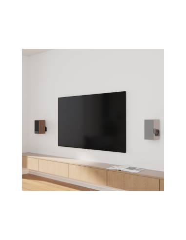 AISENS Soporte Universal De Pared Giratorio E Inclinable Para Altavoces, Negro