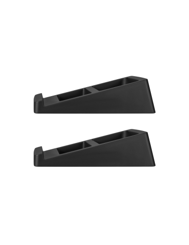 AISENS Soporte Universal De Sobremesa Para Altavoces, Negro