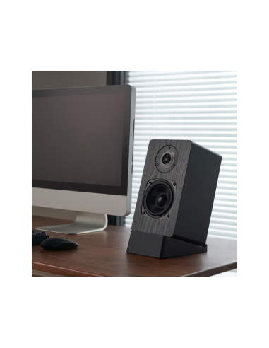 AISENS Soporte Universal De Sobremesa Para Altavoces, Negro