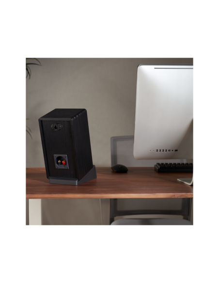 AISENS Soporte Universal De Sobremesa Para Altavoces, Negro