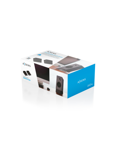 AISENS Soporte Universal De Sobremesa Para Altavoces, Negro